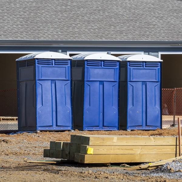 how do i determine the correct number of portable toilets necessary for my event in Long Hollow SD